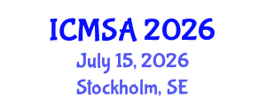 International Conference on Marine Science and Aquaculture (ICMSA) July 15, 2026 - Stockholm, Sweden