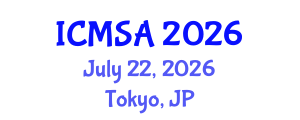 International Conference on Marine Science and Aquaculture (ICMSA) July 22, 2026 - Tokyo, Japan International Conference on Marine Science and Aquaculture (ICMSA) July 22, 2026 - Tokyo, Japan