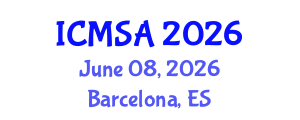 International Conference on Marine Science and Aquaculture (ICMSA) June 08, 2026 - Barcelona, Spain International Conference on Marine Science and Aquaculture (ICMSA) June 08, 2026 - Barcelona, Spain
