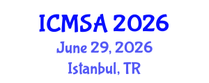 International Conference on Marine Science and Aquaculture (ICMSA) June 29, 2026 - Istanbul, Turkey International Conference on Marine Science and Aquaculture (ICMSA) June 29, 2026 - Istanbul, Turkey