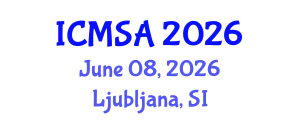 International Conference on Marine Science and Aquaculture (ICMSA) June 08, 2026 - Ljubljana, Slovenia International Conference on Marine Science and Aquaculture (ICMSA) June 08, 2026 - Ljubljana, Slovenia