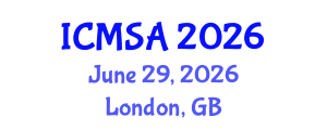 International Conference on Marine Science and Aquaculture (ICMSA) June 29, 2026 - London, United Kingdom International Conference on Marine Science and Aquaculture (ICMSA) June 29, 2026 - London, United Kingdom