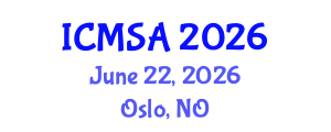 International Conference on Marine Science and Aquaculture (ICMSA) June 22, 2026 - Oslo, Norway International Conference on Marine Science and Aquaculture (ICMSA) June 22, 2026 - Oslo, Norway