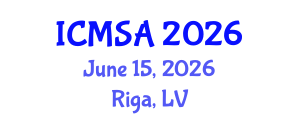 International Conference on Marine Science and Aquaculture (ICMSA) June 15, 2026 - Riga, Latvia International Conference on Marine Science and Aquaculture (ICMSA) June 15, 2026 - Riga, Latvia