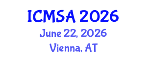 International Conference on Marine Science and Aquaculture (ICMSA) June 22, 2026 - Vienna, Austria International Conference on Marine Science and Aquaculture (ICMSA) June 22, 2026 - Vienna, Austria