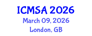 International Conference on Marine Science and Aquaculture (ICMSA) March 09, 2026 - London, United Kingdom International Conference on Marine Science and Aquaculture (ICMSA) March 09, 2026 - London, United Kingdom
