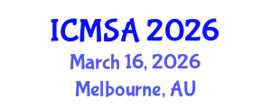 International Conference on Marine Science and Aquaculture (ICMSA) March 16, 2026 - Melbourne, Australia International Conference on Marine Science and Aquaculture (ICMSA) March 16, 2026 - Melbourne, Australia