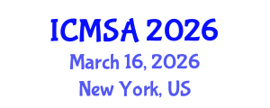 International Conference on Marine Science and Aquaculture (ICMSA) March 16, 2026 - New York, United States International Conference on Marine Science and Aquaculture (ICMSA) March 16, 2026 - New York, United States