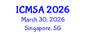 International Conference on Marine Science and Aquaculture (ICMSA) March 30, 2026 - Singapore, Singapore