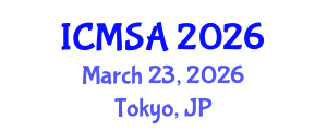 International Conference on Marine Science and Aquaculture (ICMSA) March 23, 2026 - Tokyo, Japan International Conference on Marine Science and Aquaculture (ICMSA) March 23, 2026 - Tokyo, Japan