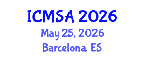 International Conference on Marine Science and Aquaculture (ICMSA) May 25, 2026 - Barcelona, Spain International Conference on Marine Science and Aquaculture (ICMSA) May 25, 2026 - Barcelona, Spain
