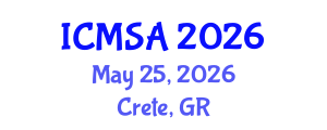 International Conference on Marine Science and Aquaculture (ICMSA) May 25, 2026 - Crete, Greece International Conference on Marine Science and Aquaculture (ICMSA) May 25, 2026 - Crete, Greece