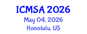 International Conference on Marine Science and Aquaculture (ICMSA) May 04, 2026 - Honolulu, United States International Conference on Marine Science and Aquaculture (ICMSA) May 04, 2026 - Honolulu, United States