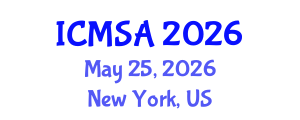International Conference on Marine Science and Aquaculture (ICMSA) May 25, 2026 - New York, United States International Conference on Marine Science and Aquaculture (ICMSA) May 25, 2026 - New York, United States