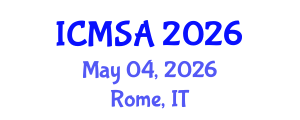 International Conference on Marine Science and Aquaculture (ICMSA) May 04, 2026 - Rome, Italy International Conference on Marine Science and Aquaculture (ICMSA) May 04, 2026 - Rome, Italy