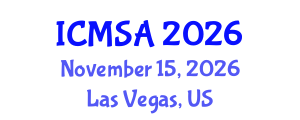 International Conference on Marine Science and Aquaculture (ICMSA) November 15, 2026 - Las Vegas, United States International Conference on Marine Science and Aquaculture (ICMSA) November 15, 2026 - Las Vegas, United States