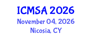 International Conference on Marine Science and Aquaculture (ICMSA) November 04, 2026 - Nicosia, Cyprus International Conference on Marine Science and Aquaculture (ICMSA) November 04, 2026 - Nicosia, Cyprus
