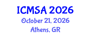 International Conference on Marine Science and Aquaculture (ICMSA) October 21, 2026 - Athens, Greece International Conference on Marine Science and Aquaculture (ICMSA) October 21, 2026 - Athens, Greece