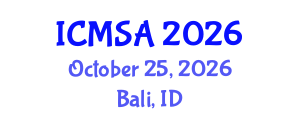 International Conference on Marine Science and Aquaculture (ICMSA) October 25, 2026 - Bali, Indonesia International Conference on Marine Science and Aquaculture (ICMSA) October 25, 2026 - Bali, Indonesia