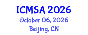 International Conference on Marine Science and Aquaculture (ICMSA) October 06, 2026 - Beijing, China International Conference on Marine Science and Aquaculture (ICMSA) October 06, 2026 - Beijing, China