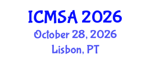 International Conference on Marine Science and Aquaculture (ICMSA) October 28, 2026 - Lisbon, Portugal International Conference on Marine Science and Aquaculture (ICMSA) October 28, 2026 - Lisbon, Portugal