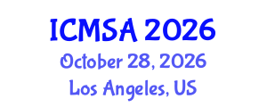 International Conference on Marine Science and Aquaculture (ICMSA) October 28, 2026 - Los Angeles, United States International Conference on Marine Science and Aquaculture (ICMSA) October 28, 2026 - Los Angeles, United States