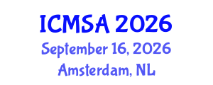 International Conference on Marine Science and Aquaculture (ICMSA) September 16, 2026 - Amsterdam, Netherlands International Conference on Marine Science and Aquaculture (ICMSA) September 16, 2026 - Amsterdam, Netherlands