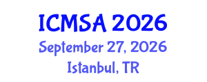 International Conference on Marine Science and Aquaculture (ICMSA) September 27, 2026 - Istanbul, Turkey International Conference on Marine Science and Aquaculture (ICMSA) September 27, 2026 - Istanbul, Turkey