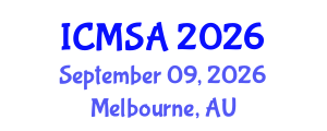 International Conference on Marine Science and Aquaculture (ICMSA) September 09, 2026 - Melbourne, Australia International Conference on Marine Science and Aquaculture (ICMSA) September 09, 2026 - Melbourne, Australia