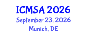 International Conference on Marine Science and Aquaculture (ICMSA) September 23, 2026 - Munich, Germany International Conference on Marine Science and Aquaculture (ICMSA) September 23, 2026 - Munich, Germany