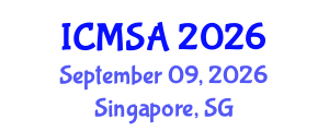 International Conference on Marine Science and Aquaculture (ICMSA) September 09, 2026 - Singapore, Singapore