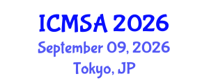 International Conference on Marine Science and Aquaculture (ICMSA) September 09, 2026 - Tokyo, Japan International Conference on Marine Science and Aquaculture (ICMSA) September 09, 2026 - Tokyo, Japan