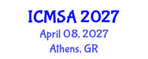 International Conference on Marine Science and Aquaculture (ICMSA) April 08, 2027 - Athens, Greece International Conference on Marine Science and Aquaculture (ICMSA) April 08, 2027 - Athens, Greece