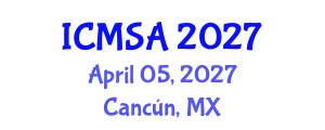 International Conference on Marine Science and Aquaculture (ICMSA) April 05, 2027 - Cancún, Mexico International Conference on Marine Science and Aquaculture (ICMSA) April 05, 2027 - Cancún, Mexico