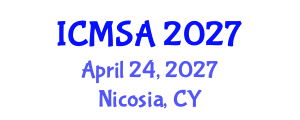 International Conference on Marine Science and Aquaculture (ICMSA) April 24, 2027 - Nicosia, Cyprus International Conference on Marine Science and Aquaculture (ICMSA) April 24, 2027 - Nicosia, Cyprus