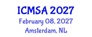 International Conference on Marine Science and Aquaculture (ICMSA) February 08, 2027 - Amsterdam, Netherlands International Conference on Marine Science and Aquaculture (ICMSA) February 08, 2027 - Amsterdam, Netherlands