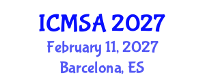 International Conference on Marine Science and Aquaculture (ICMSA) February 11, 2027 - Barcelona, Spain International Conference on Marine Science and Aquaculture (ICMSA) February 11, 2027 - Barcelona, Spain