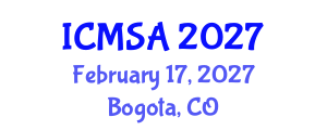 International Conference on Marine Science and Aquaculture (ICMSA) February 17, 2027 - Bogota, Colombia International Conference on Marine Science and Aquaculture (ICMSA) February 17, 2027 - Bogota, Colombia