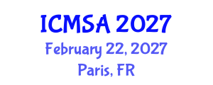 International Conference on Marine Science and Aquaculture (ICMSA) February 22, 2027 - Paris, France International Conference on Marine Science and Aquaculture (ICMSA) February 22, 2027 - Paris, France