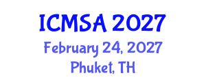 International Conference on Marine Science and Aquaculture (ICMSA) February 24, 2027 - Phuket, Thailand International Conference on Marine Science and Aquaculture (ICMSA) February 24, 2027 - Phuket, Thailand