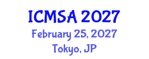 International Conference on Marine Science and Aquaculture (ICMSA) February 25, 2027 - Tokyo, Japan International Conference on Marine Science and Aquaculture (ICMSA) February 25, 2027 - Tokyo, Japan