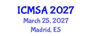 International Conference on Marine Science and Aquaculture (ICMSA) March 25, 2027 - Madrid, Spain International Conference on Marine Science and Aquaculture (ICMSA) March 25, 2027 - Madrid, Spain