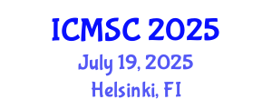 International Conference on Marine Science and Conservation (ICMSC) July 19, 2025 - Helsinki, Finland