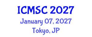 International Conference on Marine Science and Conservation (ICMSC) January 07, 2027 - Tokyo, Japan International Conference on Marine Science and Conservation (ICMSC) January 07, 2027 - Tokyo, Japan