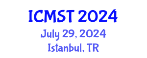 International Conference on Marine Science and Technology (ICMST) July 29, 2024 - Istanbul, Turkey