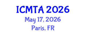 International Conference on Marine Technology and Applications (ICMTA) May 17, 2026 - Paris, France