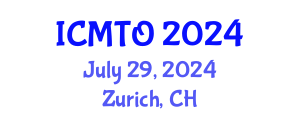 International Conference on Marine Technology and Operations (ICMTO) July 29, 2024 - Zurich, Switzerland