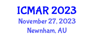 International Conference on Maritime Autonomy & Remote Navigation (ICMAR) November 27, 2023 - Newnham, Australia
