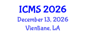 International Conference on Maritime Science (ICMS) December 13, 2026 - Vientiane, Laos International Conference on Maritime Science (ICMS) December 13, 2026 - Vientiane, Laos