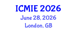 International Conference on Marketing and Internet Economics (ICMIE) June 28, 2026 - London, United Kingdom